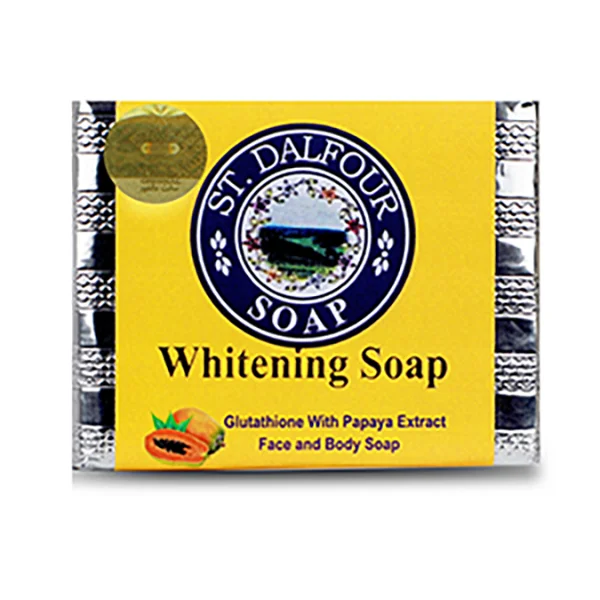 ST DALFOUR GLUTATHIONE WITH PAPAYA EXTRACTS FACE AND BODY WHITENING SOAP